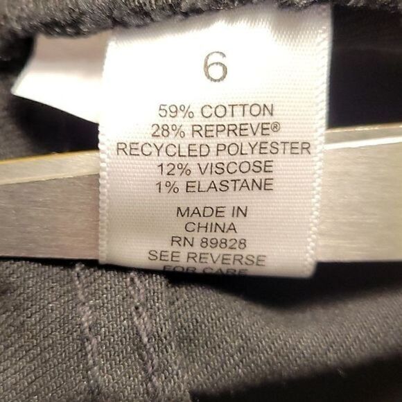 NWOT LOGO by Lori Goldstein Denim Pull On Leggings Sz 6 - Picture 6 of 12